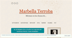 Desktop Screenshot of marbellaterroba.wordpress.com