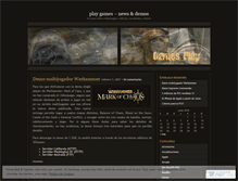 Tablet Screenshot of gamesplay.wordpress.com