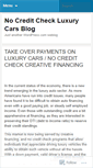 Mobile Screenshot of nocreditcheckautos.wordpress.com