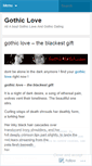 Mobile Screenshot of gothiclove.wordpress.com
