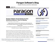 Tablet Screenshot of paragonsoftware.wordpress.com