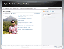 Tablet Screenshot of ogarciac.wordpress.com