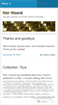 Mobile Screenshot of herhoard.wordpress.com