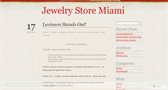 Desktop Screenshot of jewelrystoremiami.wordpress.com