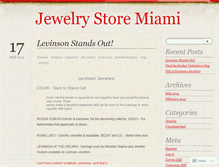 Tablet Screenshot of jewelrystoremiami.wordpress.com