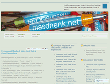 Tablet Screenshot of masdhenk.wordpress.com