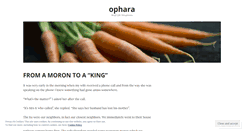 Desktop Screenshot of ophara.wordpress.com