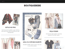 Tablet Screenshot of boutiquebebe.wordpress.com