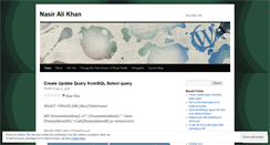 Desktop Screenshot of mrnasirali.wordpress.com