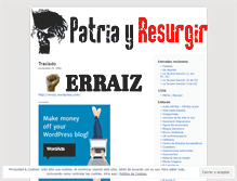 Tablet Screenshot of patriayresurgir.wordpress.com