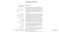 Desktop Screenshot of mosaica.wordpress.com