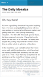 Mobile Screenshot of mosaica.wordpress.com