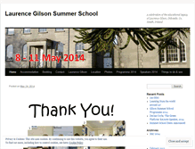 Tablet Screenshot of laurencegilson.wordpress.com