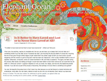 Tablet Screenshot of elephantocean.wordpress.com