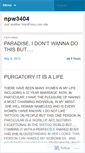 Mobile Screenshot of npw3404.wordpress.com
