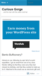 Mobile Screenshot of curiousgorge.wordpress.com