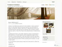 Tablet Screenshot of curiousgorge.wordpress.com