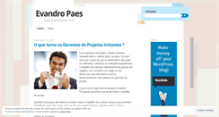 Desktop Screenshot of evandropaes.wordpress.com