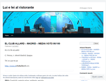 Tablet Screenshot of luieleialristorante.wordpress.com