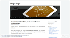 Desktop Screenshot of elvigto.wordpress.com