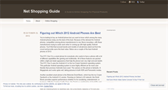 Desktop Screenshot of netshoppingguide.wordpress.com