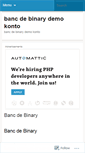 Mobile Screenshot of beta.bancdebinarydemokonto.wordpress.com