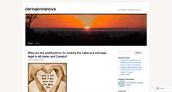 Desktop Screenshot of darinazvetanova.wordpress.com
