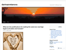 Tablet Screenshot of darinazvetanova.wordpress.com