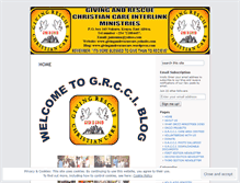 Tablet Screenshot of givingandrescuecare.wordpress.com