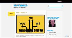 Desktop Screenshot of beautyinmud.wordpress.com