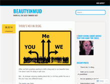 Tablet Screenshot of beautyinmud.wordpress.com
