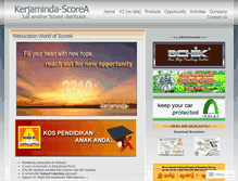 Tablet Screenshot of kerjaminda.wordpress.com