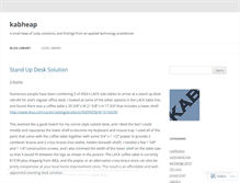 Tablet Screenshot of kabheap.wordpress.com