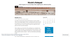 Desktop Screenshot of nicolescobblestones.wordpress.com
