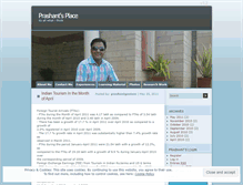 Tablet Screenshot of prashantgautam.wordpress.com