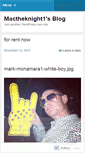 Mobile Screenshot of mactheknight1.wordpress.com