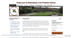 Desktop Screenshot of naturalezaypueblossanos.wordpress.com
