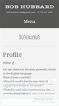 Mobile Screenshot of bobhubbardscareer.wordpress.com