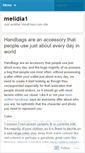 Mobile Screenshot of melidia1.wordpress.com
