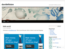 Tablet Screenshot of davidelliston.wordpress.com