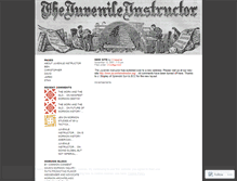 Tablet Screenshot of juvenileinstructor.wordpress.com