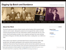 Tablet Screenshot of diggingupbutchandsundance.wordpress.com