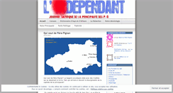 Desktop Screenshot of ledependant.wordpress.com
