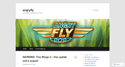 Desktop Screenshot of angryfly.wordpress.com