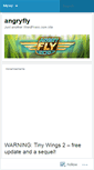 Mobile Screenshot of angryfly.wordpress.com
