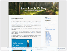 Tablet Screenshot of lynnroodbol.wordpress.com