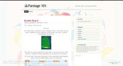 Desktop Screenshot of fantage101.wordpress.com