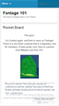 Mobile Screenshot of fantage101.wordpress.com