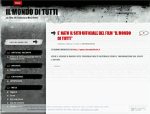 Tablet Screenshot of ilmondoditutti.wordpress.com