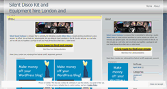 Desktop Screenshot of hiresilentdiscokit.wordpress.com